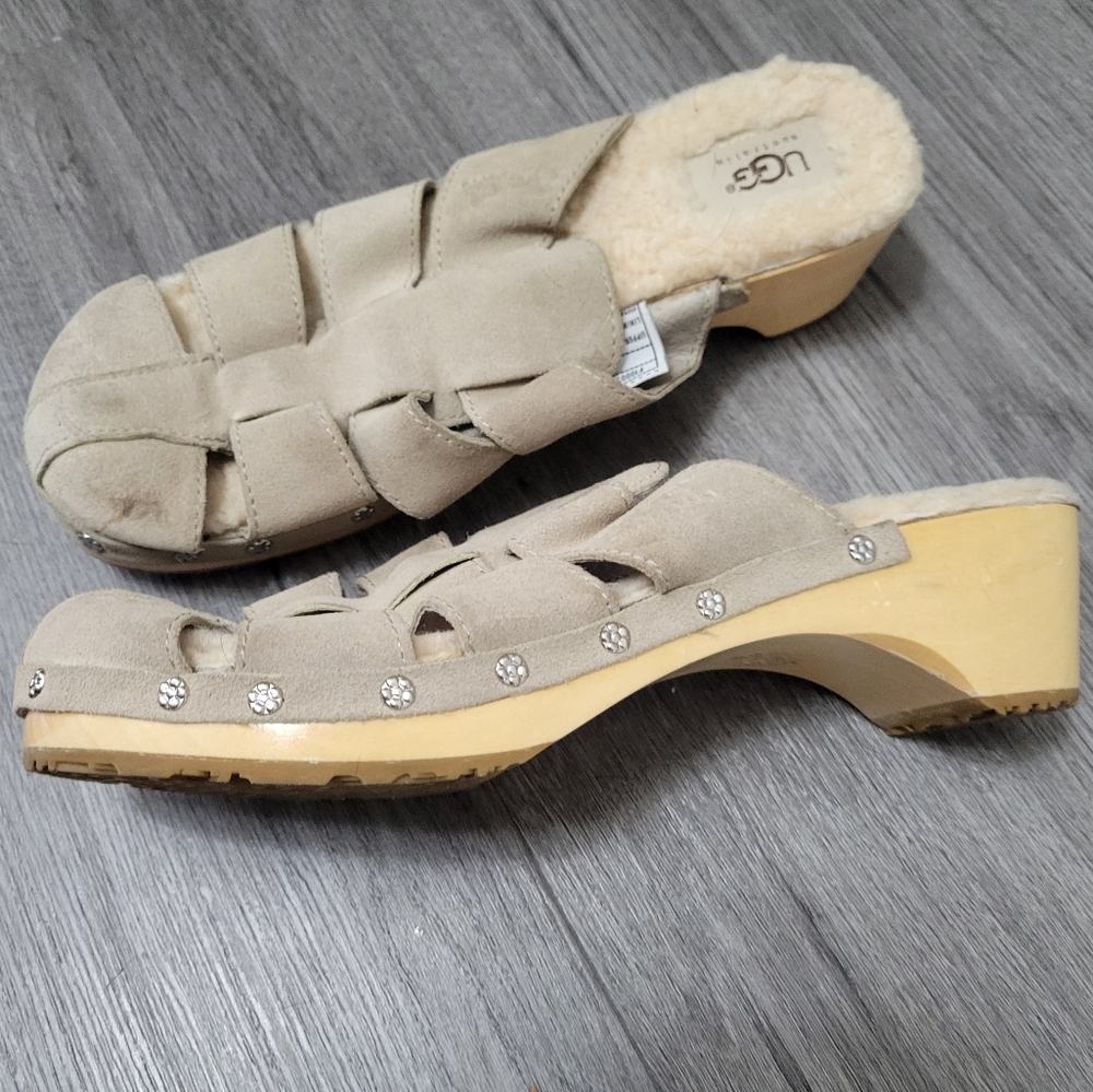 UGG Ore Wasabi Mule Clog - Size 8